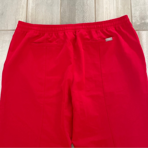 NWT Figs Lemarie Slim Flare Scrub Pants W22SW2004 Red Women’s 2XL *Discontinued - Picture 12 of 15